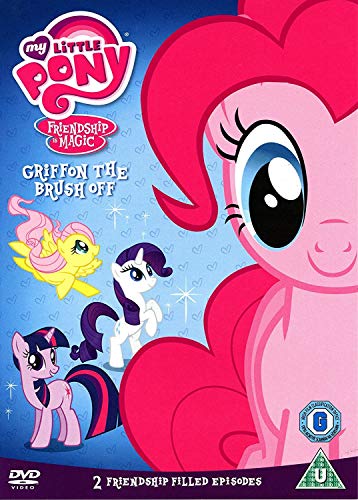 My Little Pony DVD cover featuring Pinkie Pie and other ponies.