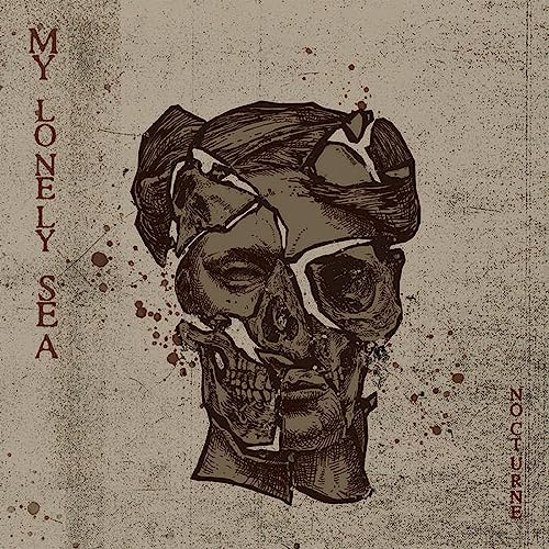 CD cover: sketch of a fractured skull with floral elements.