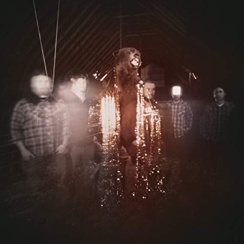 My Morning Jacket album cover featuring a bear and blurred figures.