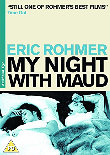 DVD cover for “My Night With Maud” featuring two people in bed.
