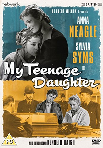 DVD cover for “My Teenage Daughter” featuring two women and police officers.