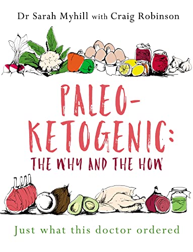 Book with paleo-ketogenic diet information, likely featuring a natural or food-related cover image.