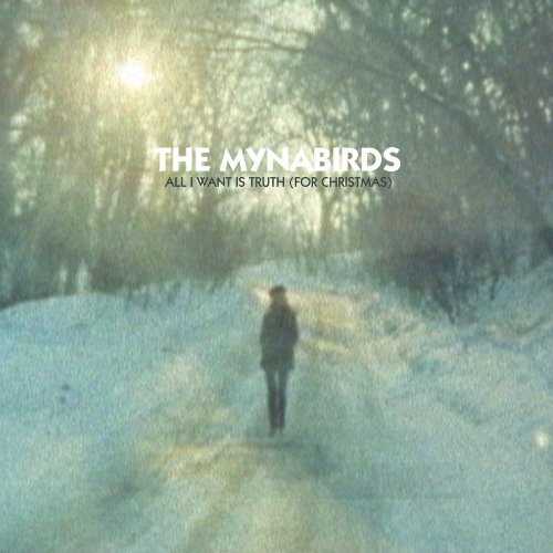 Album cover: snowy woods with a lone figure and text “The Mynabirds”.