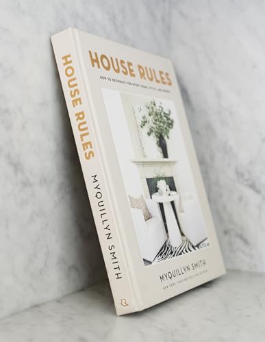 Book cover: "House Rules" by Myquillyn Smith, interior design guide.