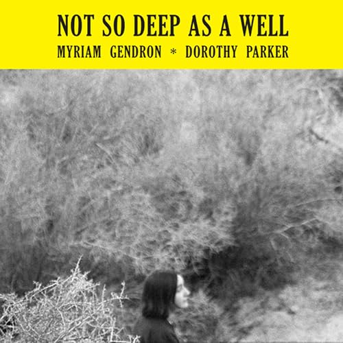 Black and white album cover featuring a woman looking at dense foliage.