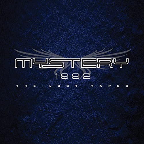 CD cover for “Mystery - 1992: Lost Tapes” with silver text on dark blue.
