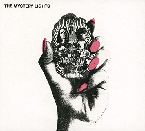CD cover for The Mystery Lights featuring a hand and floral design.