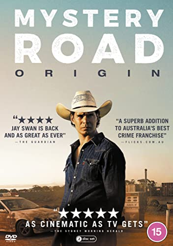 DVD cover for Mystery Road: Origin featuring a man in a cowboy hat.