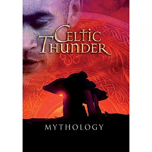 DVD cover for “Celtic Thunder Mythology” featuring a silhouetted figure.