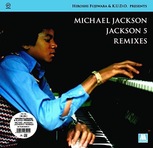 CD cover featuring Michael Jackson playing a piano, with text details.