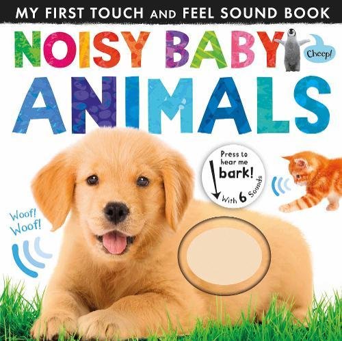 Book cover featuring a golden puppy, a kitten, and a penguin on grass.