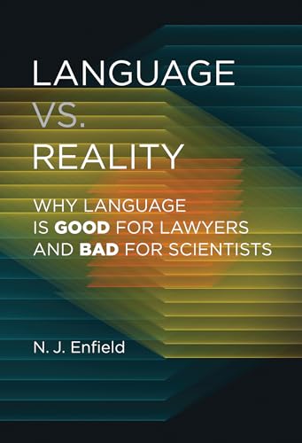 Book cover: "Language vs. Reality" by N.J. Enfield, abstract design.
