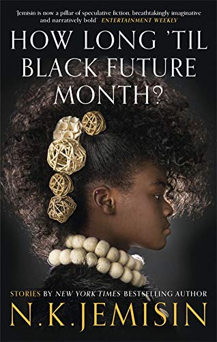 Book cover featuring a profile of a Black woman with decorative hair ornaments.