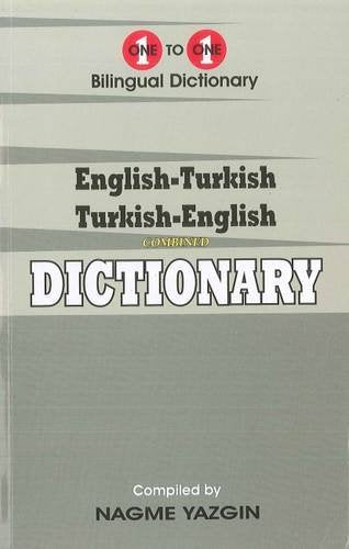 Cover of the English-Turkish and Turkish-English One-to-One bilingual dictionary by Nagme Yazgin.