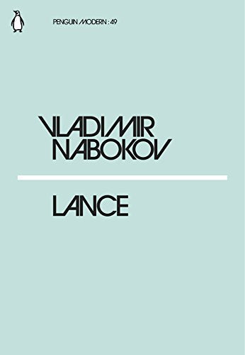 Pale blue book cover with black text: "Vladimir Nabokov Lance.