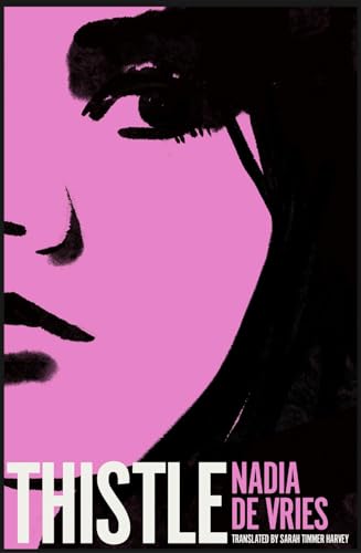Book cover featuring a high-contrast black and pink silhouette of a woman's face.
