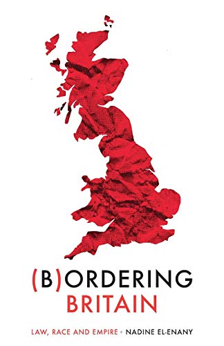 Book cover: red map of Britain with title “Bordering Britain.”