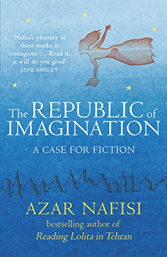 Book cover: “The Republic of Imagination” with a flying figure illustration.
