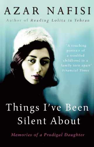 Book cover: portrait of a woman in a headscarf, title “Things I’ve Been Silent About.”
