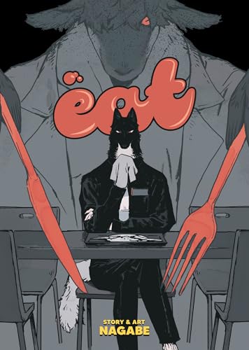 Book cover: anthropomorphic canine in suit at a dinner table.