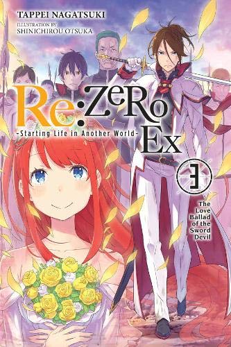 Re:Zero Ex, Vol. 3 cover with characters and falling yellow leaves.