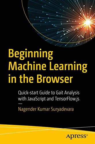 Book cover: “Beginning Machine Learning in the Browser” with abstract network graphic.
