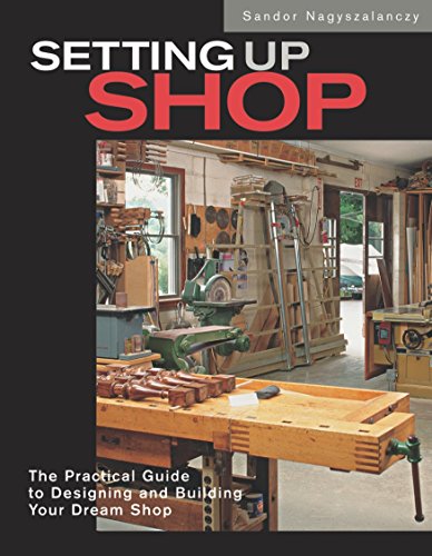Book cover: "Setting Up Shop" with a cluttered workshop scene.