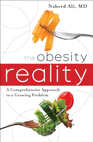Book cover: "The Obesity Reality" with images of fries and vegetables.