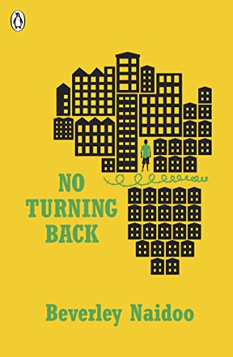 Book cover: yellow background, black cityscape, and a small figure.