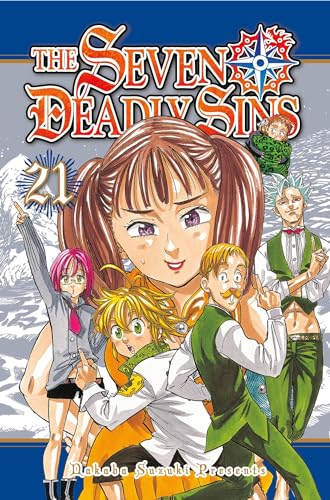 Cover of manga volume 21 of “The Seven Deadly Sins” featuring characters.