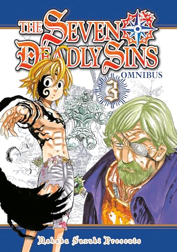 Manga cover for The Seven Deadly Sins Omnibus 3 featuring two male characters.