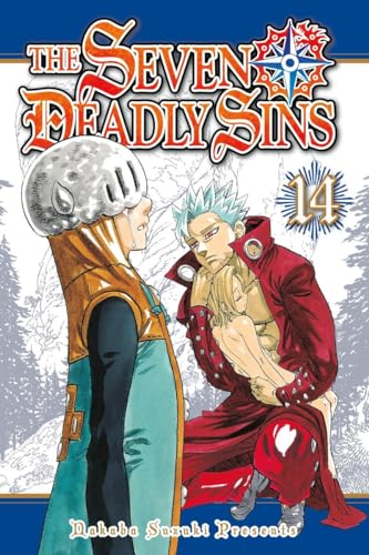 Cover of "The Seven Deadly Sins 14" manga, featuring two male characters.