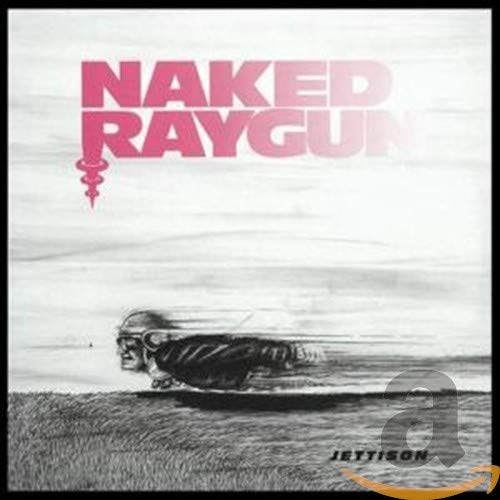 CD cover for Naked Raygun’s “Jettison” with a swimmer illustration.