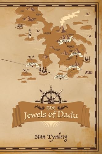 Vintage-style map illustration with ships, a volcano, and the title “The Jewels of Dadu”.
