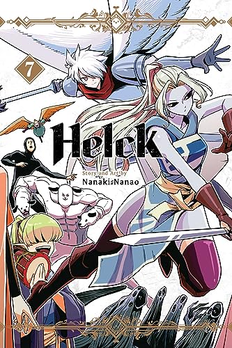 Manga cover featuring a blonde hero and silver-haired warrior with other characters.