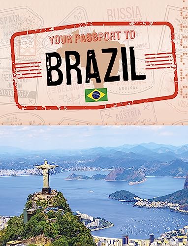 Book cover with “Your Passport to Brazil” text and Rio de Janeiro view.