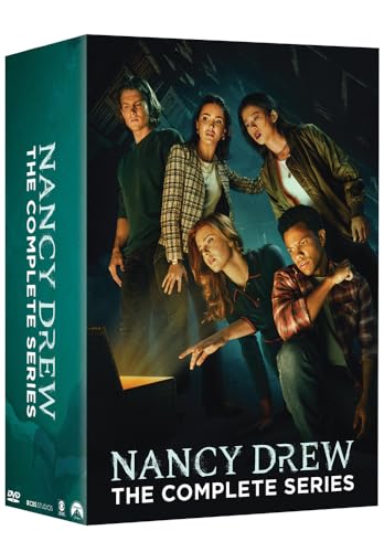 DVD cover for "Nancy Drew The Complete Series" featuring five young adults.