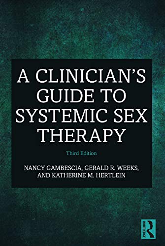 Book cover: "A Clinician's Guide to Systemic Sex Therapy," third edition.