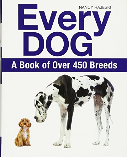 Book cover titled Every Dog showing a small puppy and a large spotted dog.