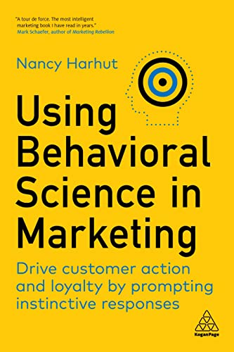 Yellow book cover with bold black text and a blue target graphic.