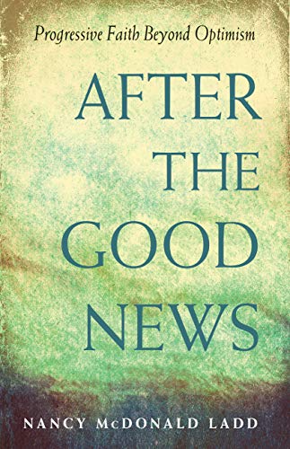 Book cover with textured green background and large, dark text.