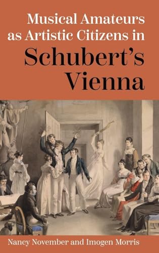 Book cover depicting a classical painting of musicians and audience members.