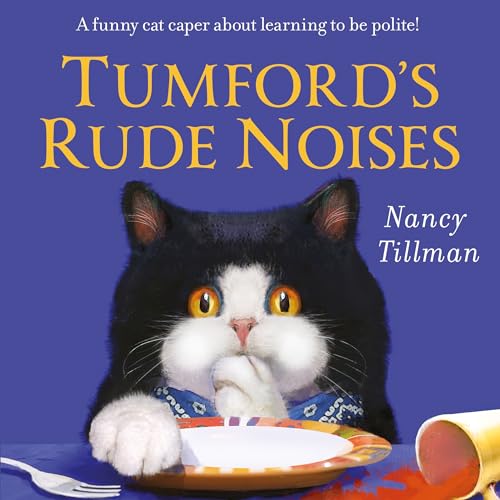 Book cover featuring a black and white cat with bright orange eyes.