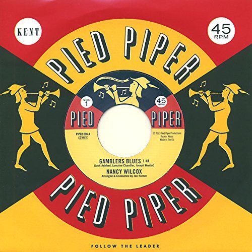 A vinyl record label with Pied Piper logo, green, red, and yellow colors.