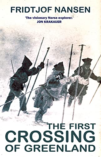 Book cover: explorers on skis in a snowy landscape.