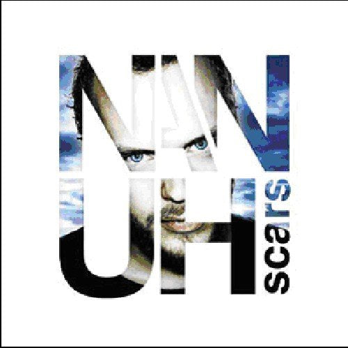 CD cover for Nanuh’s “Scars” featuring a fragmented portrait.