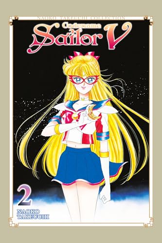 Manga cover featuring Sailor V with long blonde hair and a red mask.