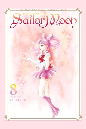 Sailor Moon volume 8 cover featuring Chibiusa in a pink dress.