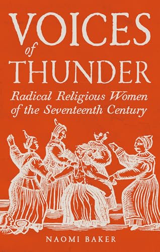 Book cover: "Voices of Thunder" with illustration of 17th-century women.