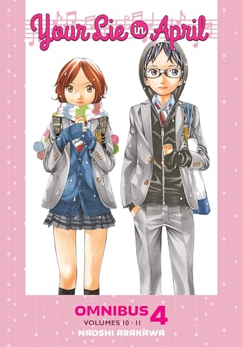 “Your Lie in April” Omnibus 4 cover with two anime-style characters.
